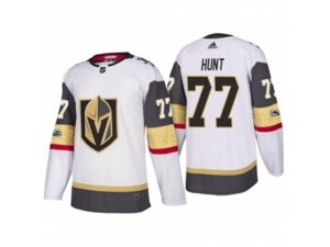 Adidas Vegas Golden Knights #77 Brad Hunt Authentic White Home NHL Jersey