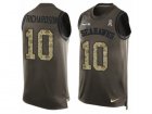 Mens Nike Seattle Seahawks #10 Paul Richardson Limited Green Salute to Service Tank Top NFL Jersey