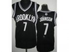 nba Brooklyn Nets #7 Joe Johnson Black Jerseys[Revolution 30]