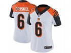 Women Nike Cincinnati Bengals #6 Jeff Driskel Vapor Untouchable Limited White NFL Jersey