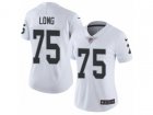 Women Nike Oakland Raiders #75 Howie Long Vapor Untouchable Limited White NFL Jersey