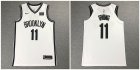 Nets #11 Kyrie Irving White Nike Authentic Jersey