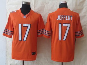 Nike Chicago Bears #17 Jeffery Orange Jerseys(Limited)