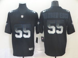 Nike Cowboys #55 Leighton Vander Esch Black Arch Smoke Vapor Untouchable Limited Jersey