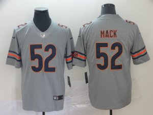 Nike Bears #52 Khalil Mack Silver Inverted Legend Limited Jersey