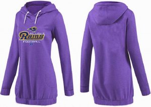 Women St. Louis Rams Logo Pullover Hoodie-009