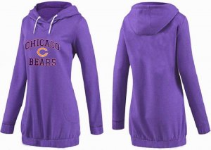 Women Chicago bears Logo Pullover Hoodie-033