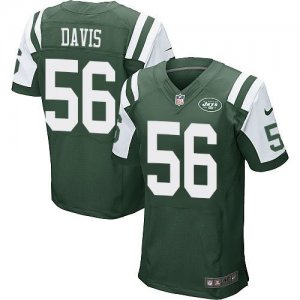 Nike New York Jets #56 Demario Davis Green jerseys(Elite)