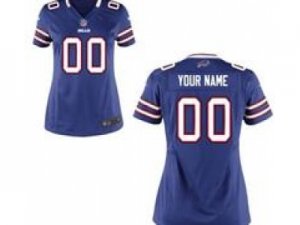 Women\'s Nike Buffalo Bills Customized Game Team blue Jerseys