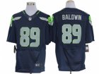 Nike NFL Seattle Seahawks #89 Doug Baldwin Blue Jerseys(Elite)