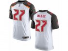 Mens Nike Tampa Bay Buccaneers #27 J.J. Wilcox Elite White NFL Jersey