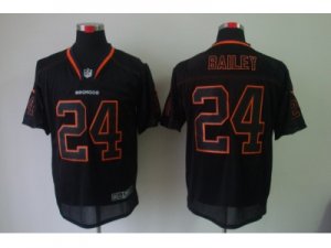 Nike NFL Denver Broncos #24 Champ Bailey Lights Out Black Elite Jerseys