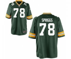 Men\'s Nike Green Bay Packers #78 Jason Spriggs Game Green Team Color NFL Jersey