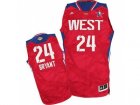 2013 All-Star Western Conference #24 Kobe Bryant Red[Revolution 30 Swingman]