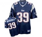 nfl new england patriots #39 maroney blue