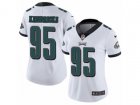 Women Nike Philadelphia Eagles #95 Mychal Kendricks Vapor Untouchable Limited White NFL Jersey