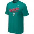 Nike MLB Washington Nationals 2014 Home Practice T-Shirt - Green