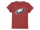nike Philadelphia eagles authentic logo youth T-Shirt red