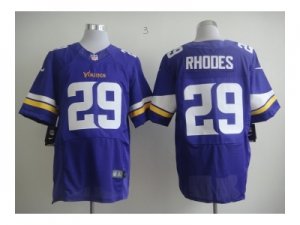 Nike NFL Minnesota Vikings #29 Xavier Rhodes Purple Jerseys(NEW Elite)