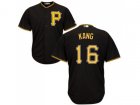 Youth Pittsburgh Pirates #16 Jung-ho Kang Black Cool Base Stitched MLB Jersey