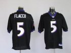 nfl baltimore ravens #5 flacco black