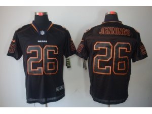 Nike NFL Chicago Bears #26 Tim Jennings Black Jerseys[Lights Out Elite]