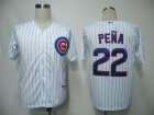 mlb chicago cubs #22 Pena White