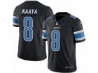 Mens Nike Detroit Lions #8 Brad Kaaya Limited Black Rush NFL Jersey