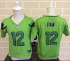 Toddler Nike Seattle Seahawks #12 Fan Green Jerseys