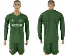 2018-19 New York City FC Army Green Goalkeeper Long Sleeve Soccer Jersey