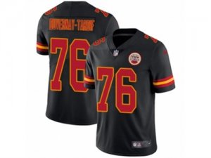 Nike Kansas City Chiefs #76 Laurent Duvernay-Tardif Limited Black Rush NFL Jersey