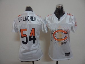 women nfl chicago bears #54 brian urlacher white[2011 fem fan]