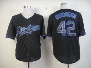 mlb jerseys los angeles dodgers #42 robinson black[fashion]