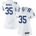 Women's Nike Indianapolis Colts #35 Darryl Morris Limited White NFL Jersey