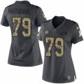 Women's Nike Pittsburgh Steelers #79 Javon Hargrave Limited Black 2016 Salute to Service NFL Jersey