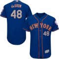 2016 Men New York Mets #48 Jacob deGrom Majestic Royal-Gray Flexbase Authentic Collection Player Jersey