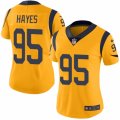 Women's Nike Los Angeles Rams #95 William Hayes Limited Gold Rush NFL Jersey