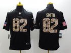 Nike Baltimore Ravens #82 Torrey Smith Black Salute to Service Jerseys(Limited)