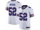 Nike Buffalo Bills #52 Preston Brown Vapor Untouchable Limited White NFL Jersey