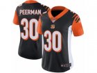 Women Nike Cincinnati Bengals #30 Cedric Peerman Vapor Untouchable Limited Black Team Color NFL Jersey