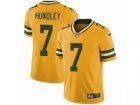 Mens Nike Green Bay Packers #7 Brett Hundley Limited Gold Rush NFL Jersey
