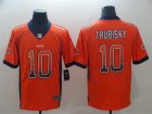 Nike Bears #10 Mitchell Trubisky Orange Drift Fashion Limited Jersey