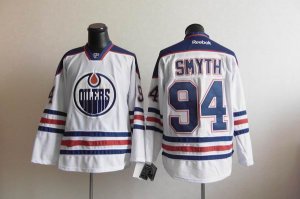 nhl edmonton oilers #94 smyth white