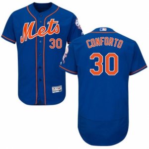 Men\'s Majestic New York Mets #30 Michael Conforto Royal Blue Flexbase Authentic Collection MLB Jersey