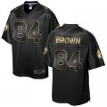 Nike Pittsburgh Steelers #84 Antonio Brown Black Gold Collection Jersey(Game)