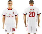 2017-18 AC Milan 20 ABATE Away Soccer Jersey