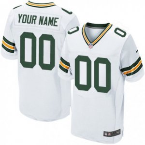Youth Nike Green Bay Packers Customized Elite White NFL Jersey