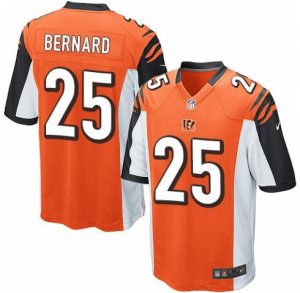 Men\'s Nike Cincinnati Bengals #25 Giovani Bernard Game Orange Alternate NFL Jersey