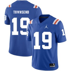 Florida Gators #19 Johnny Townsend Blue Throwback College