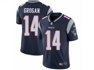 Mens Nike New England Patriots #14 Steve Grogan Vapor Untouchable Limited Navy Blue Team Color NFL Jersey